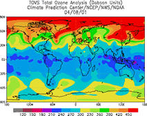 sample TOVS spatial analysis